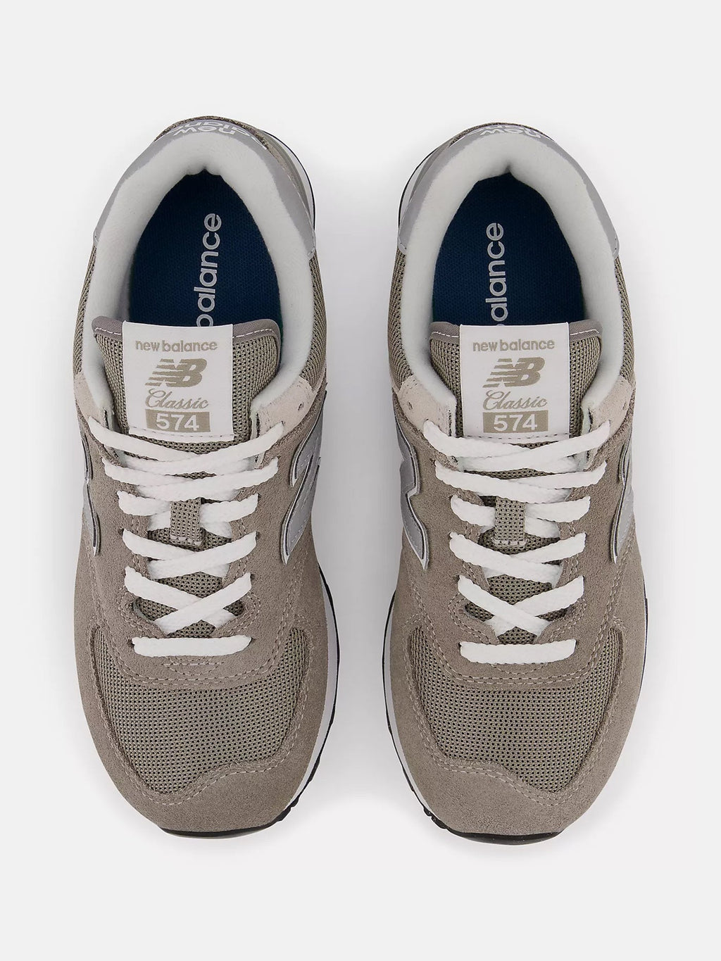 574 Grey/White Shoes
