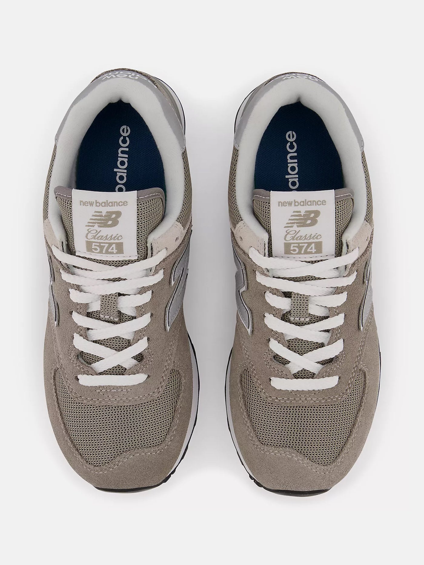 574 Grey/White Shoes