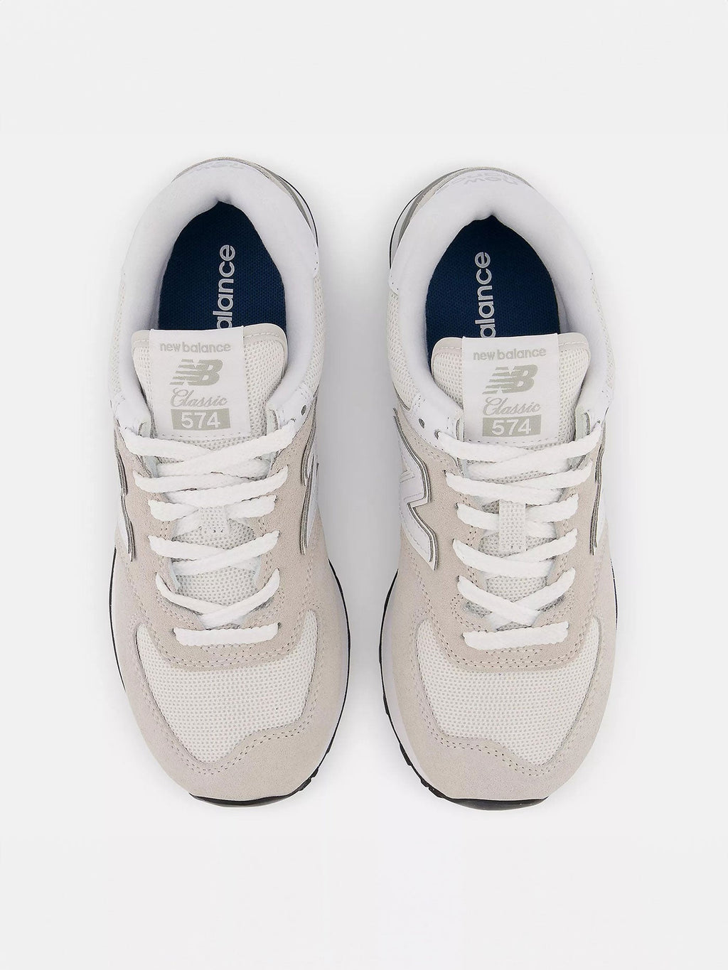 574 Nimbus Cloud/White Shoes