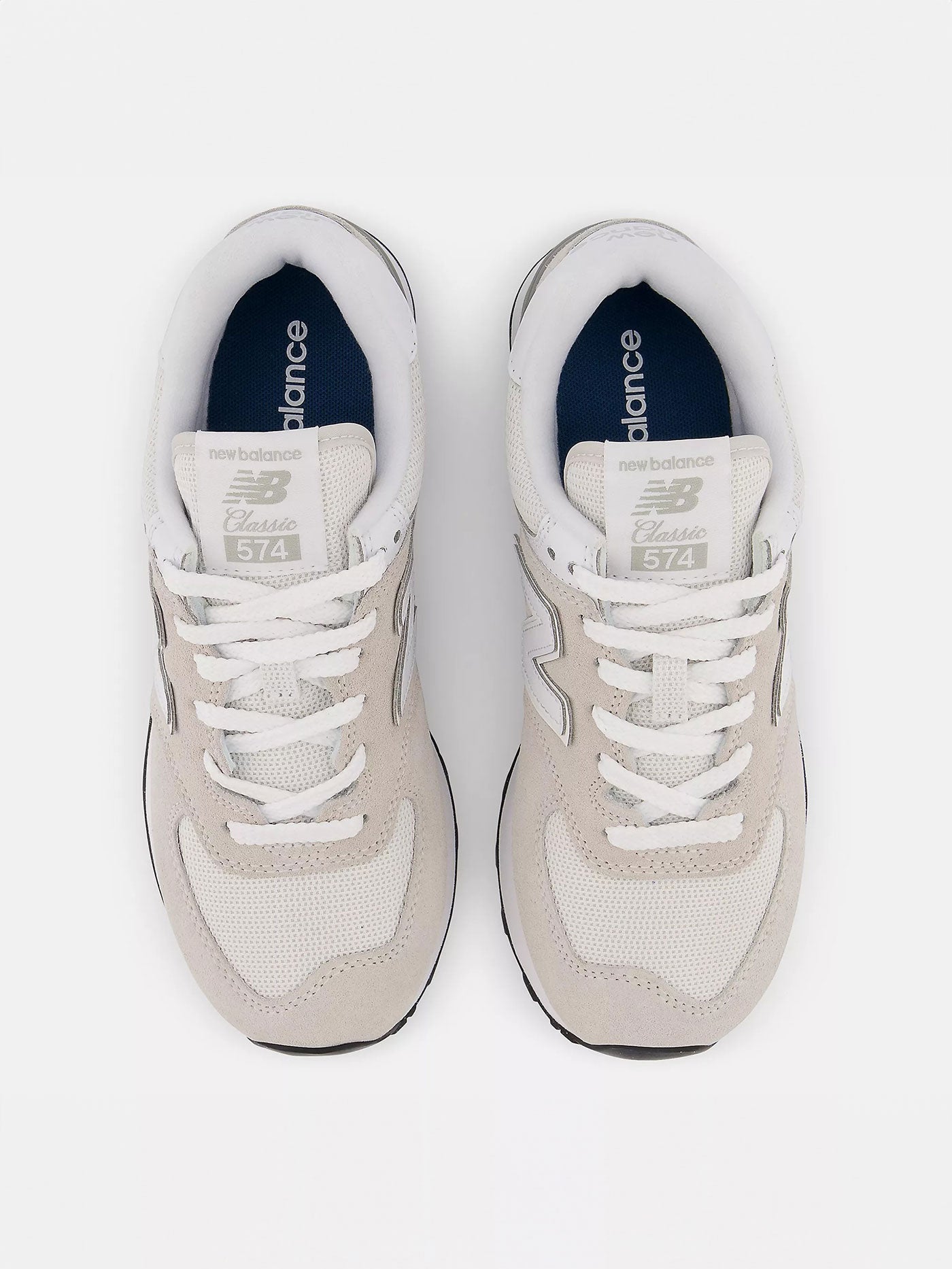 574 Nimbus Cloud/White Shoes