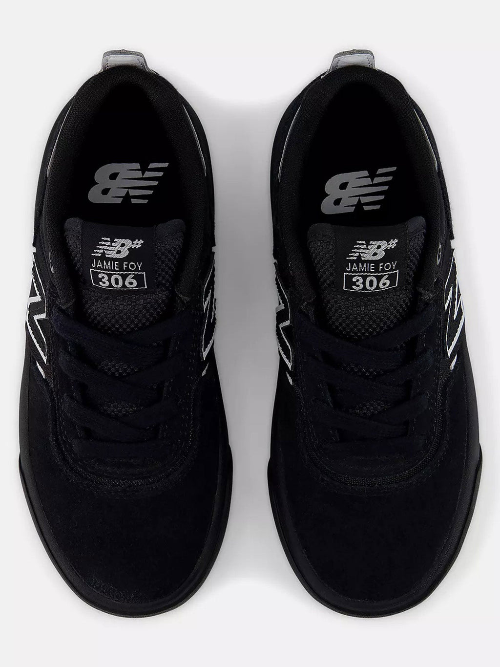 306 Foy Black/White Shoes (Youth 7-14)