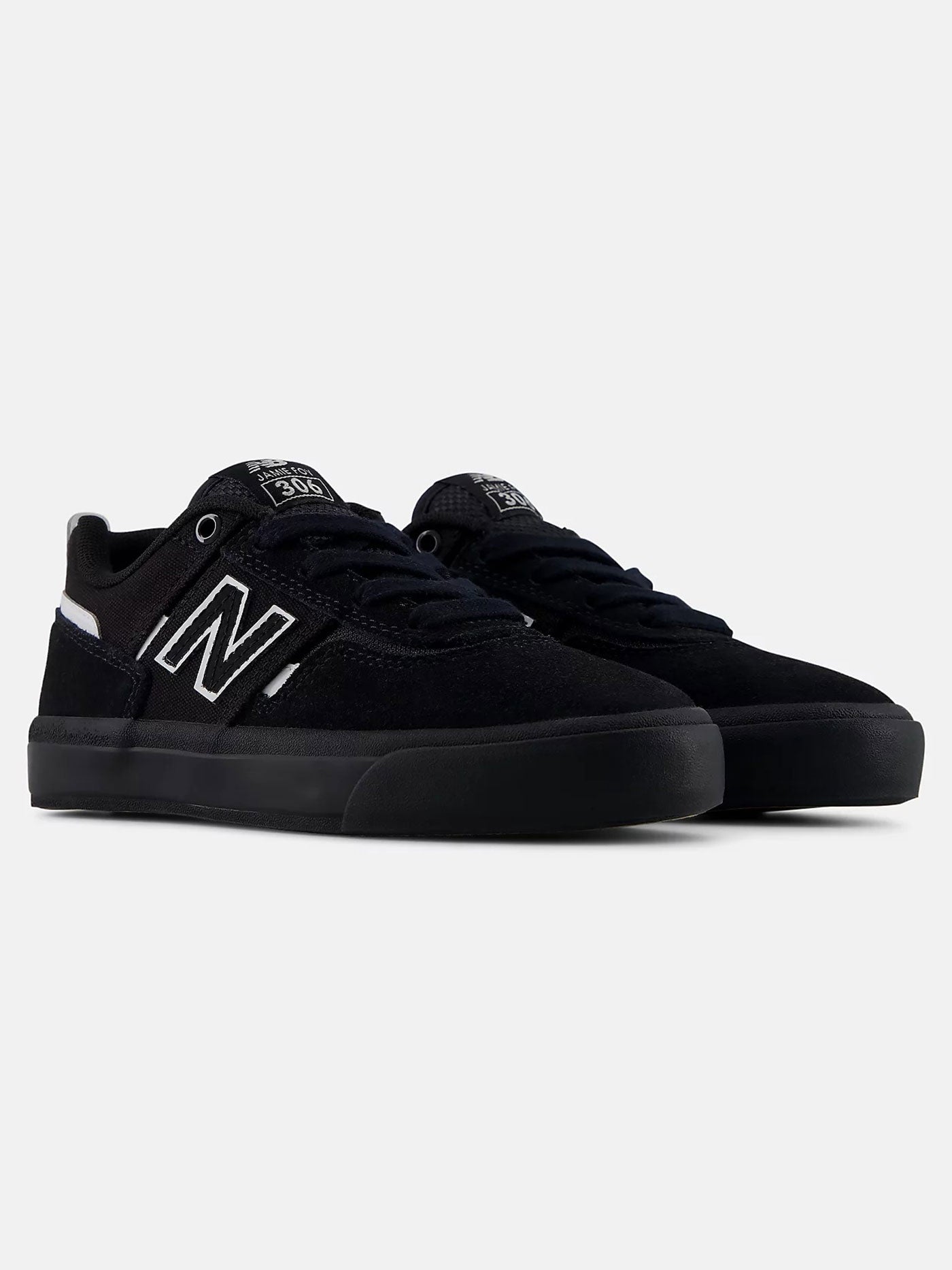 306 Foy Black/White Shoes (Youth 7-14)